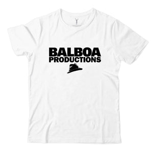 Balboa Productions Fedora White Tee