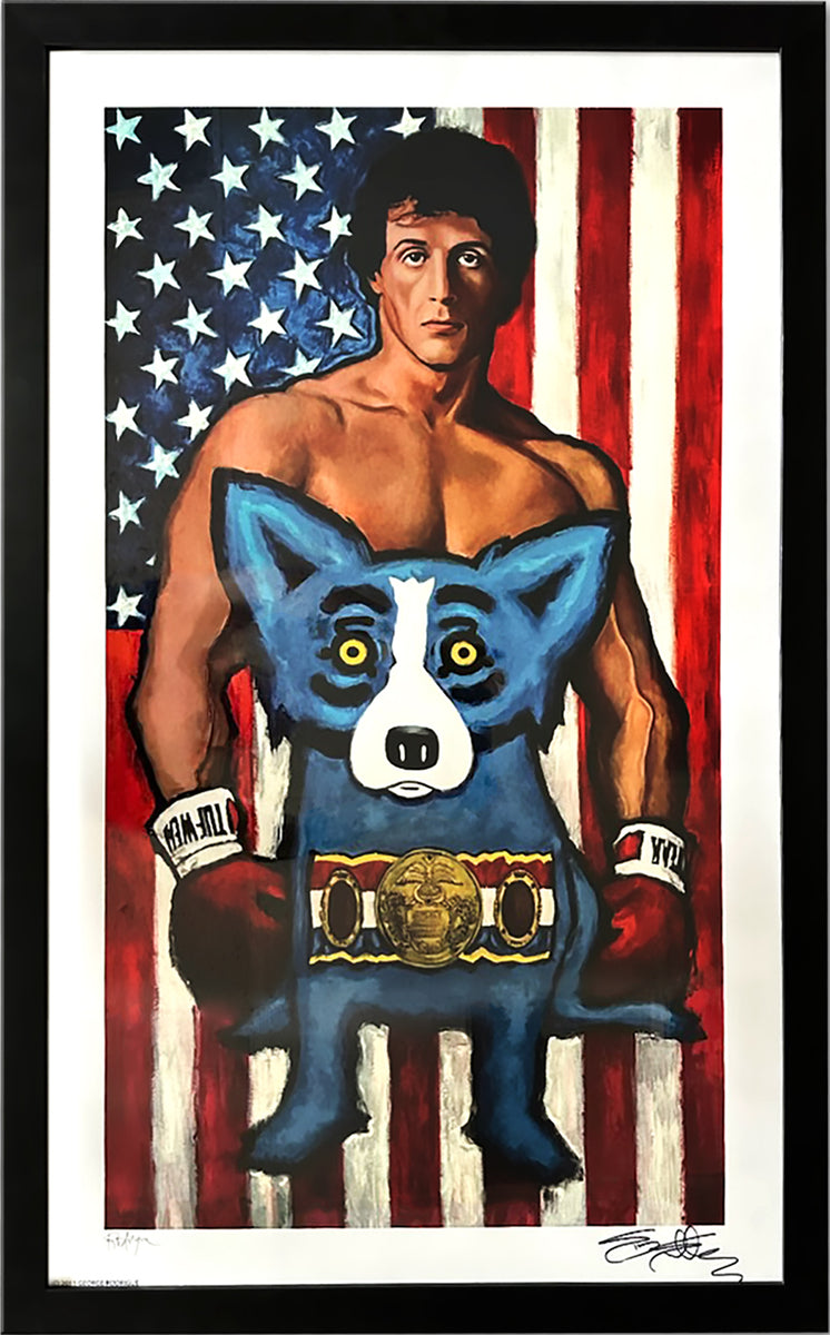 Blue Dog Rocky – Sly Stallone Shop