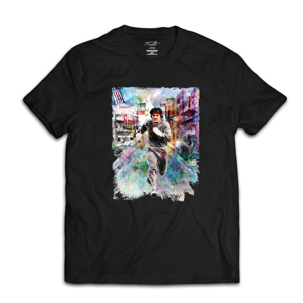 Rocky's Run Black Tee