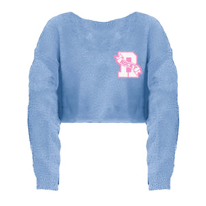 Women Rocky Varsity Cropped Sweater