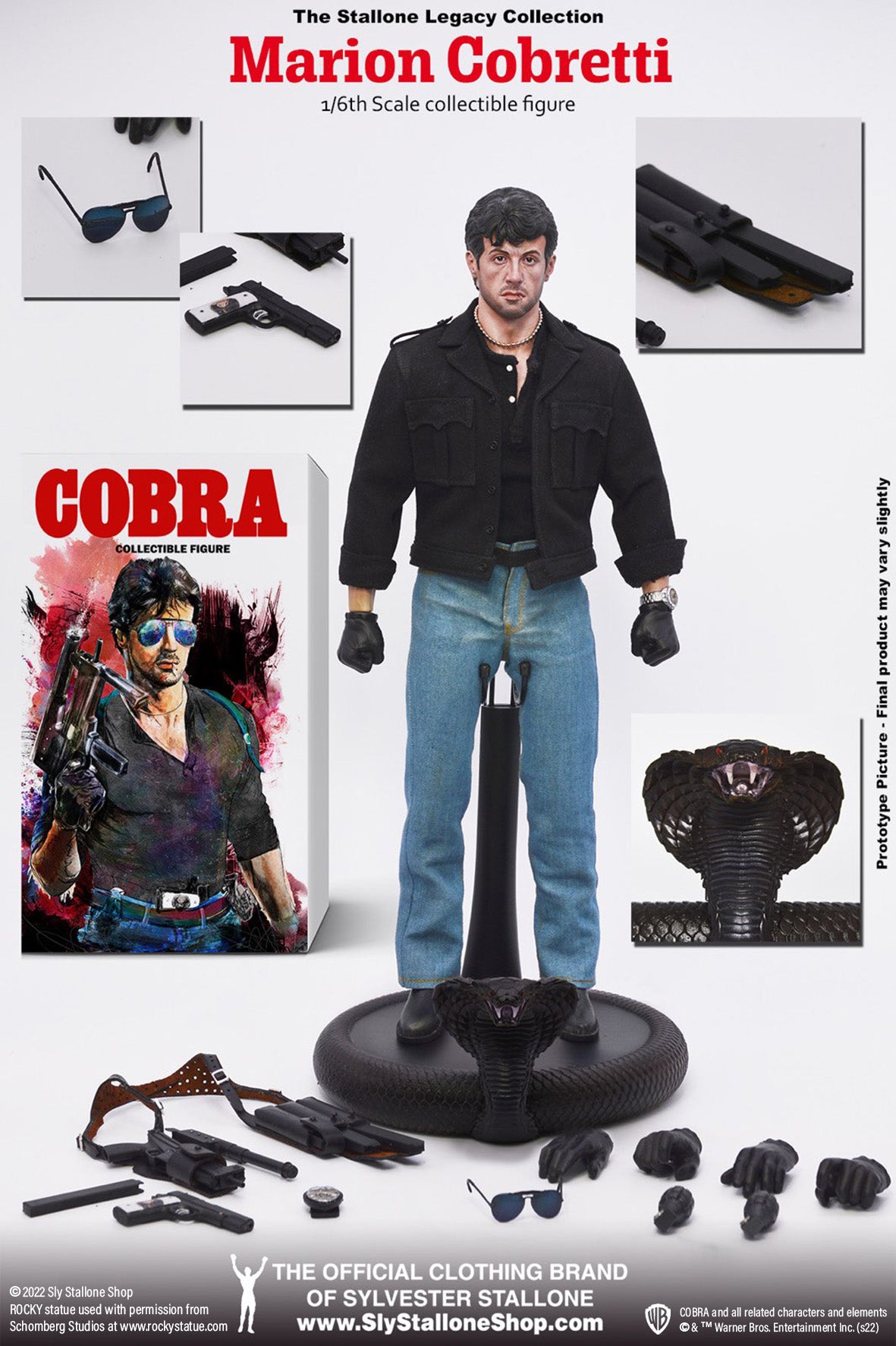 Cobra, Marion Cobretti Sixth Scale Figure; PRE ORDER