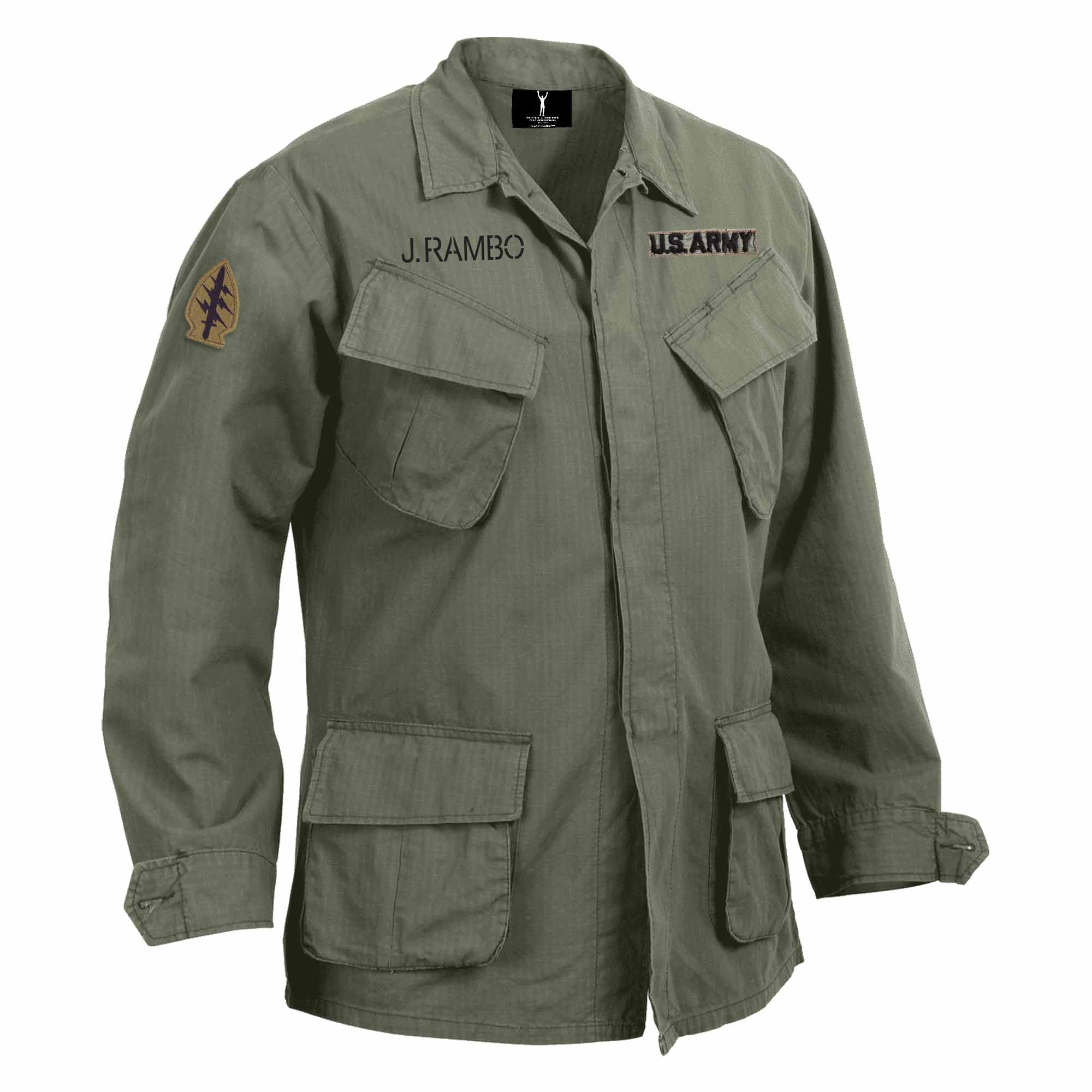 John Rambo Vintage Vietnam Fatigue Shirt