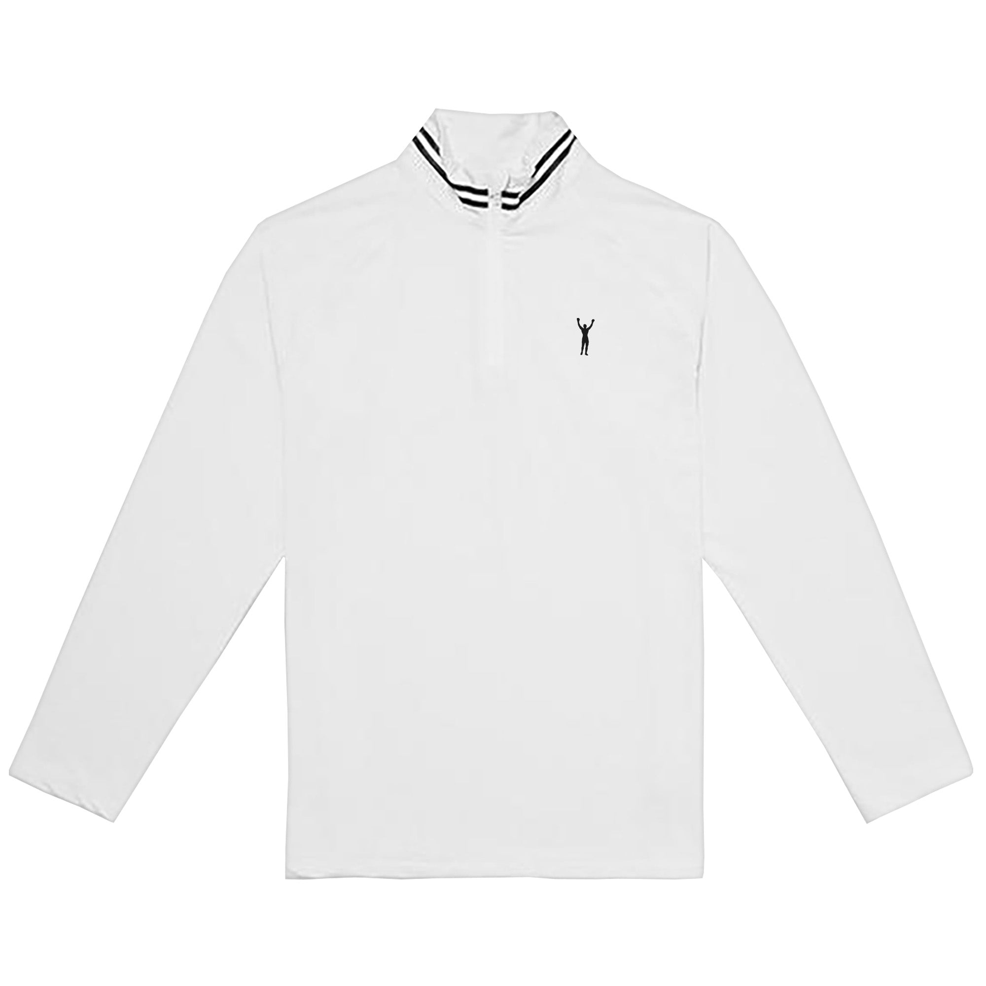 Rocky Statue White Quarter Zip Up