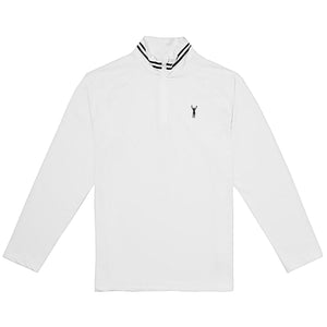 Rocky Statue White Quarter Zip Up