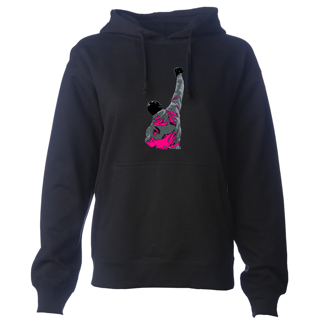 Rocky Pink Pop Art  Hooded Sweatshirt