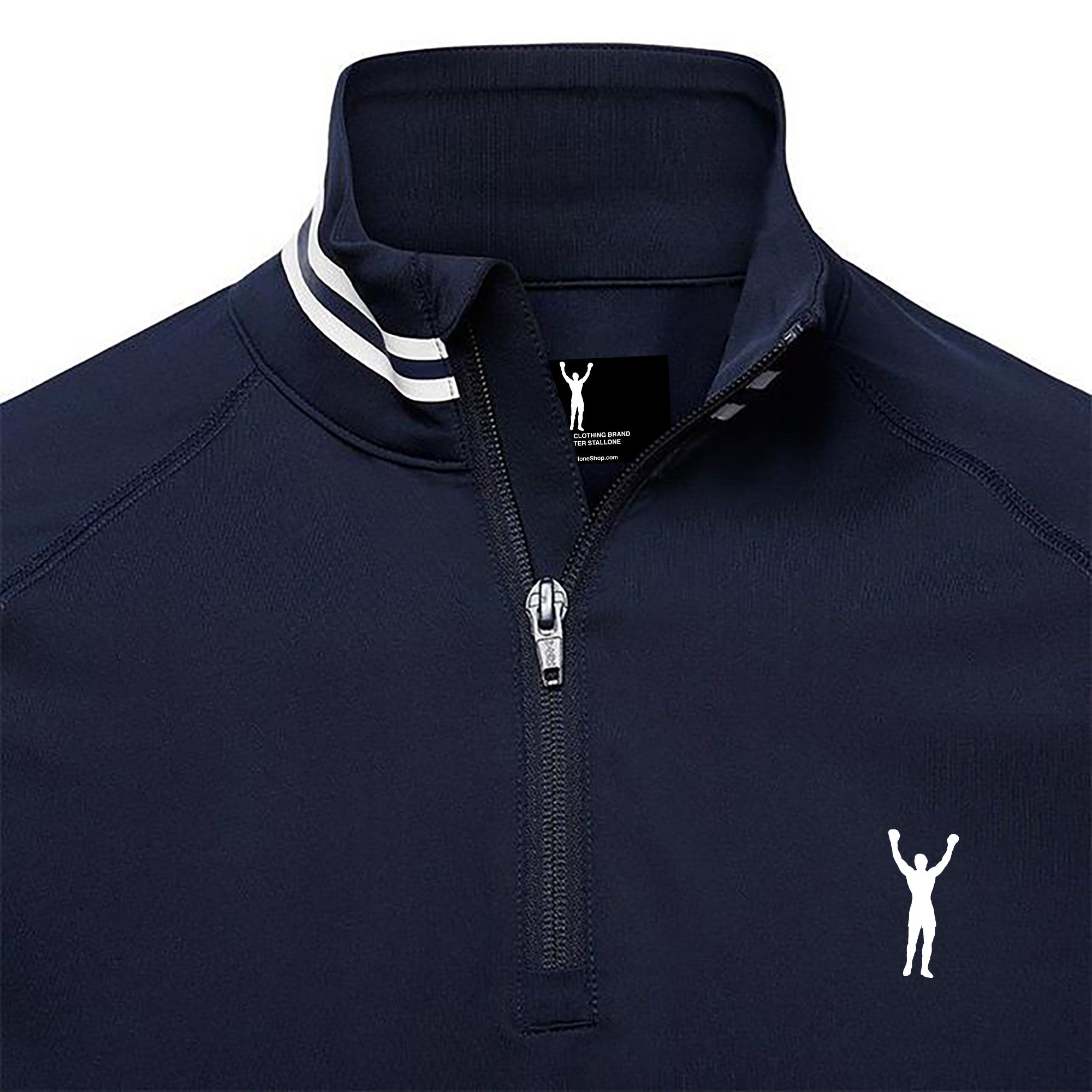 Rocky Statue Navy Quarter Zip Up