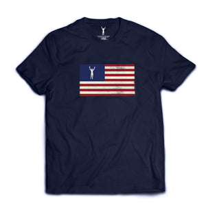 Rocky Statue Flag Tee