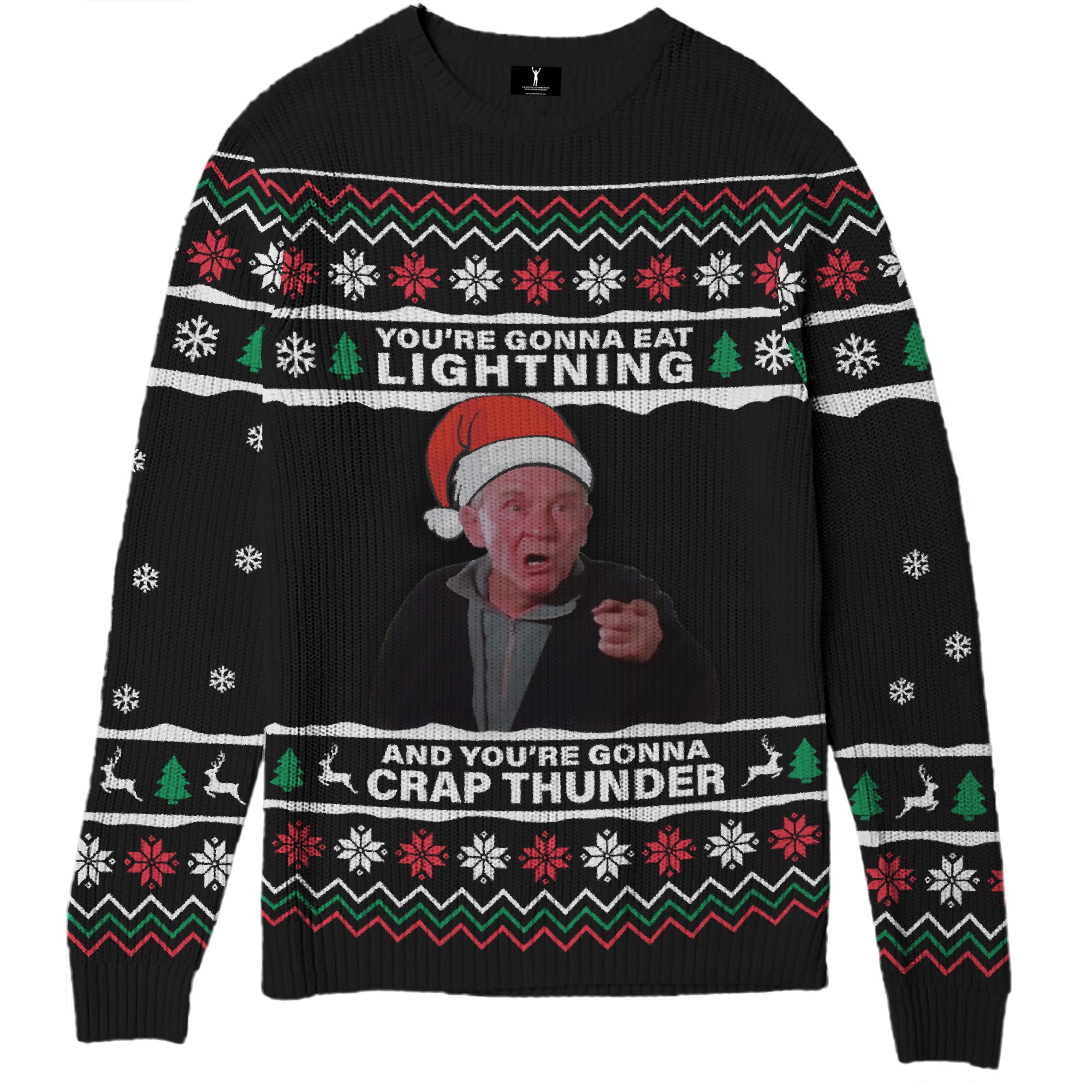 Mickey Black Christmas Sweater