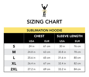 Rocky Fedora Sublimation Pullover Hoodie