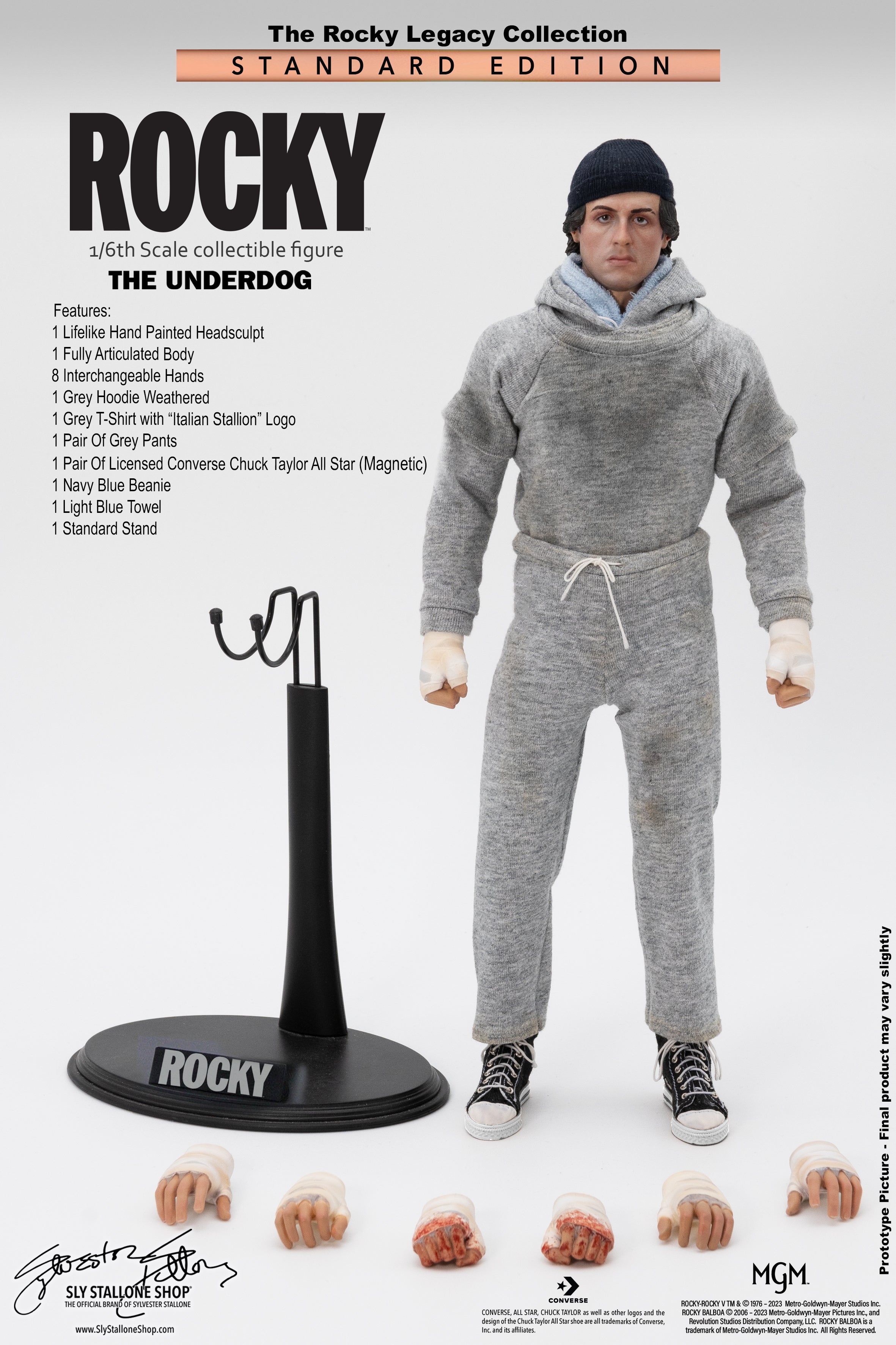 Rocky "The Underdog" Standard Edition Sixth Scale Action Figure-PRE ORDER