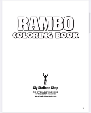 RAMBO Coloring Book