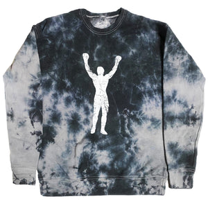 Rocky Statue Tye Dye Sweatshirt