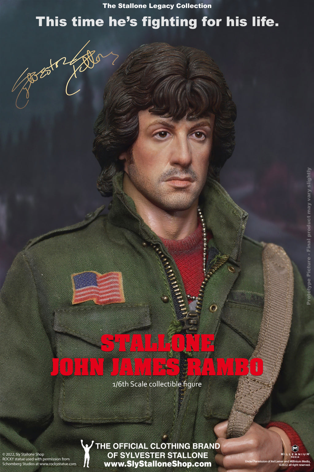 John James Rambo Sixth Scale Figure; FIRST BLOOD Series - PRE ORDER