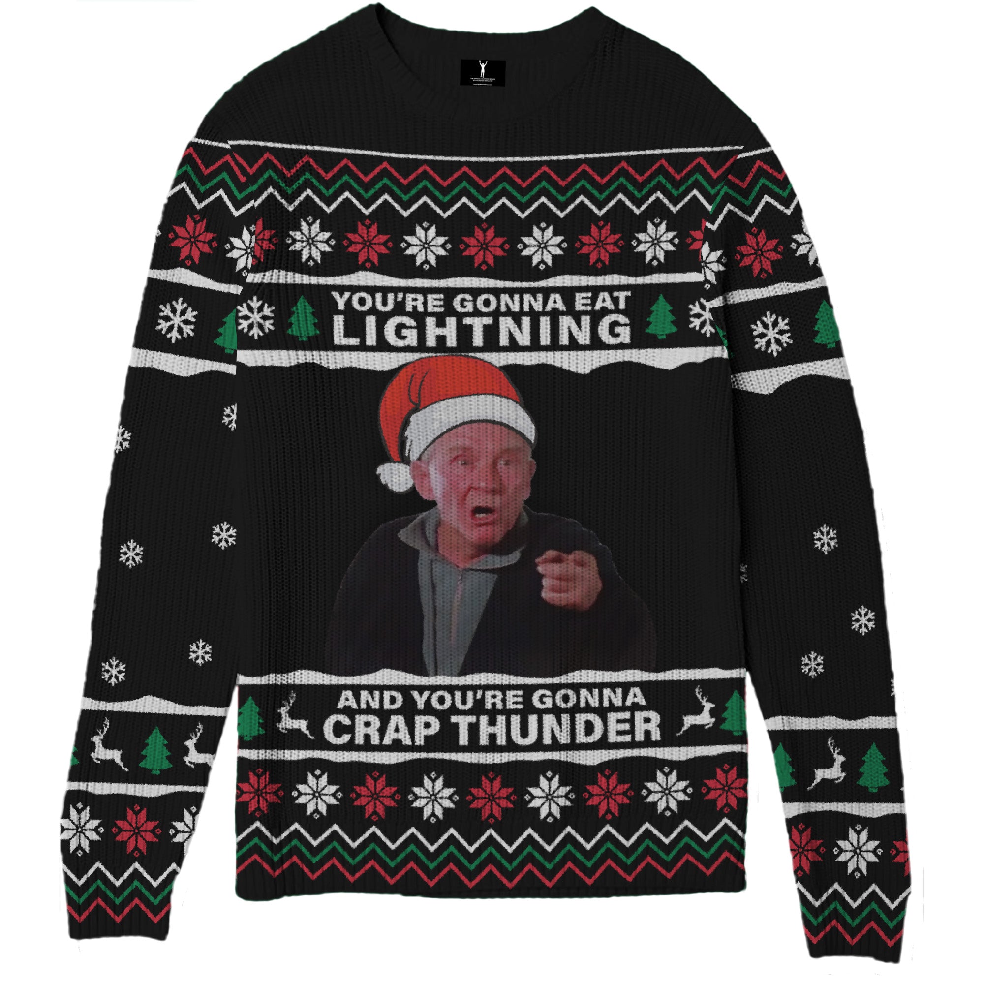 Mickey Black Christmas Sweater