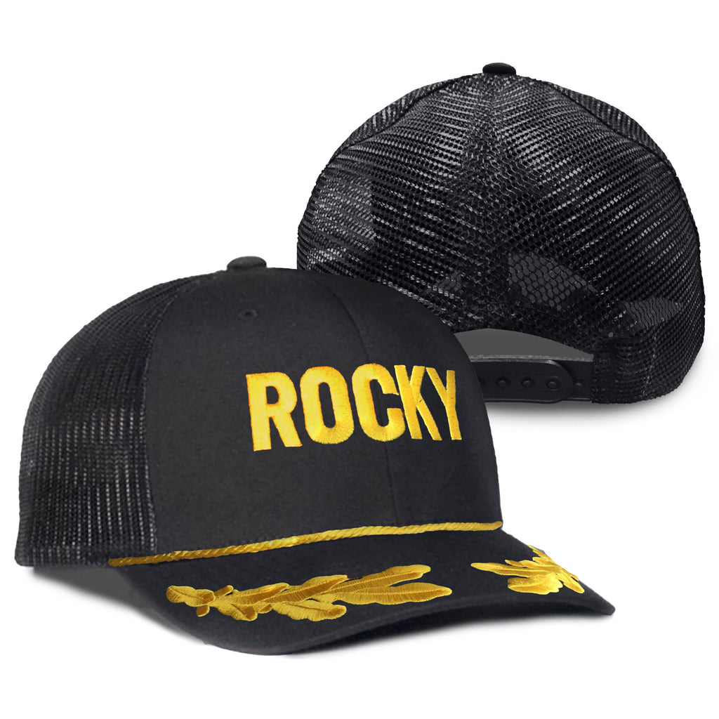 Cappello camionista Rocky Balboa camicia posteriore a scatto Cappello camionista Rocky Balboa camicia posteriore a scatto