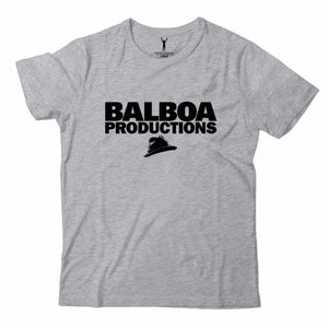 Balboa Productions Fedora Gray Tee